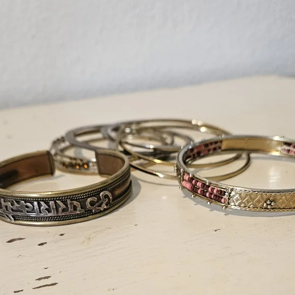 Large Lot, Indian Bollywood Style Gold Tone Bridal Jewelry Necklaces Earrings - Picture 9 of 12